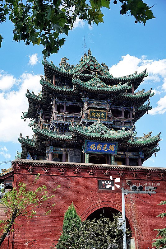 临汾霍州鼓楼图片素材