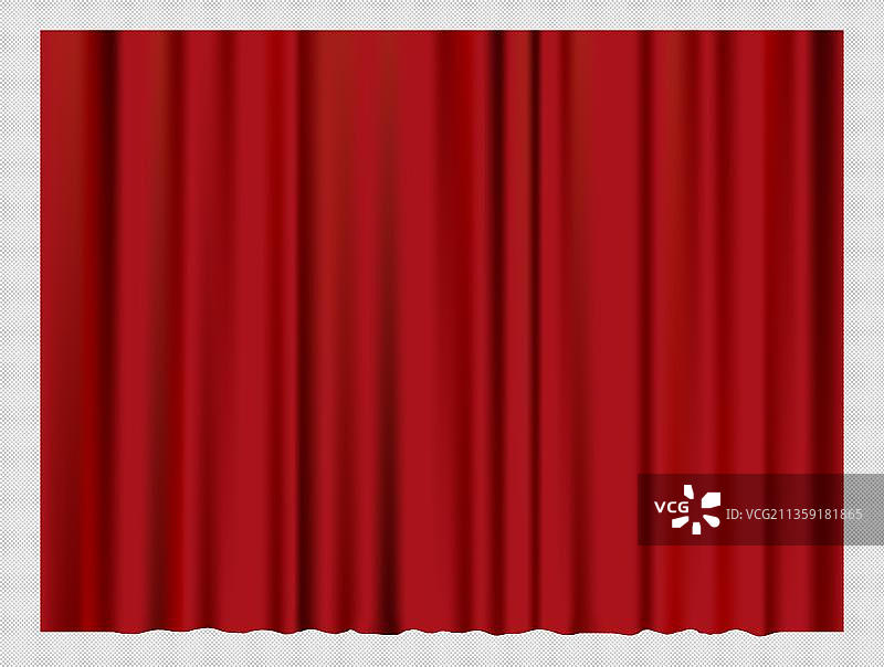 红色幕布图片素材