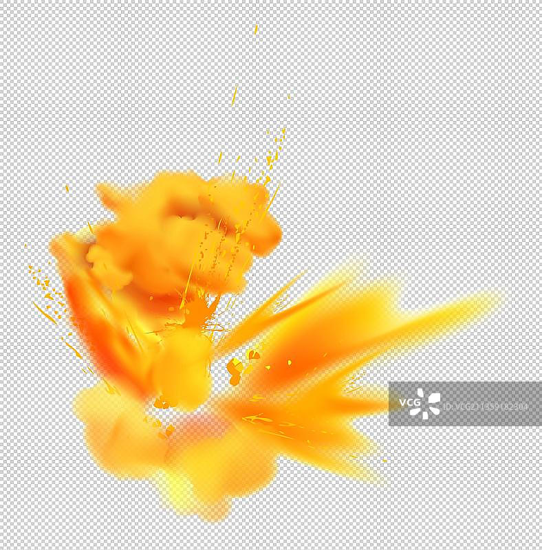 爆炸粉末烟雾图片素材