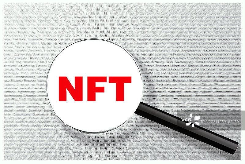 NFT 非同质化代币 金融交易图片素材