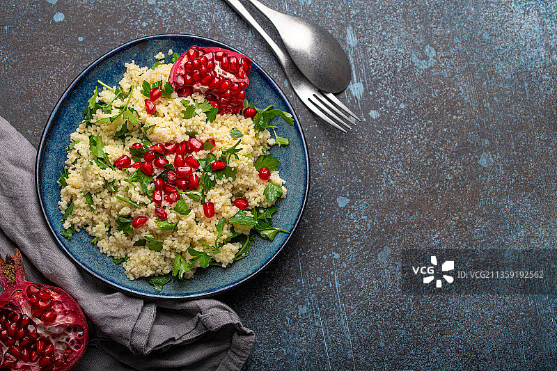 餐盘沙拉俯视图图片素材