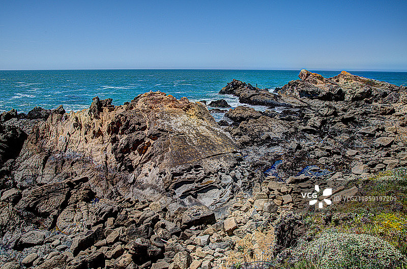 盐岬州立公园海景晴空图片素材
