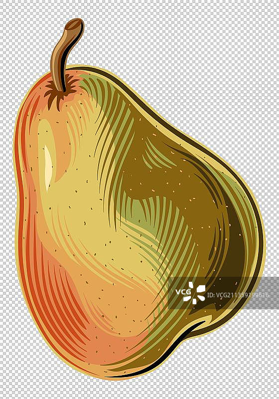 新疆香梨水果元素图片素材