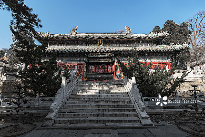 潭柘寺之大雄宝殿图片素材