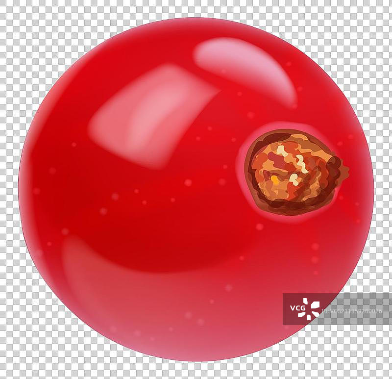 卡通蔓越莓水果元素图片素材