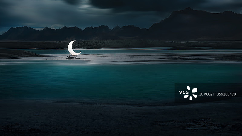 海西大柴达木湖图片素材