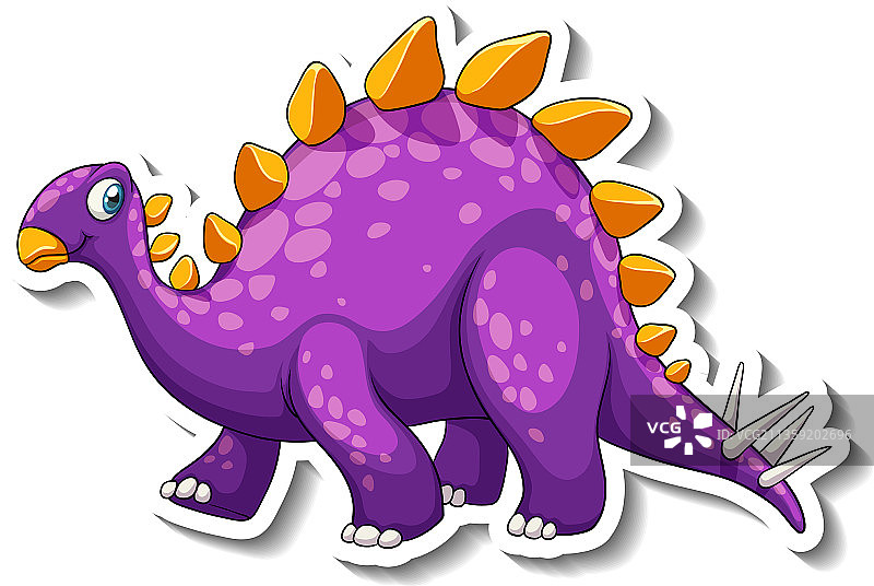 剑龙卡通人物贴纸图片素材