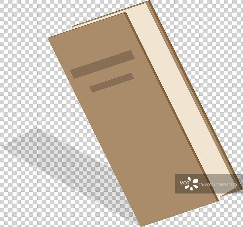 一本倾斜的书和影子图片素材