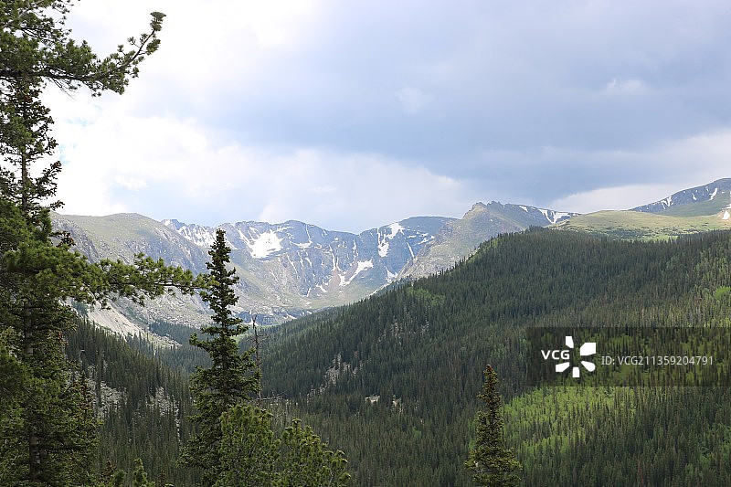 埃文斯山山脉风光，科罗拉多州，美国图片素材