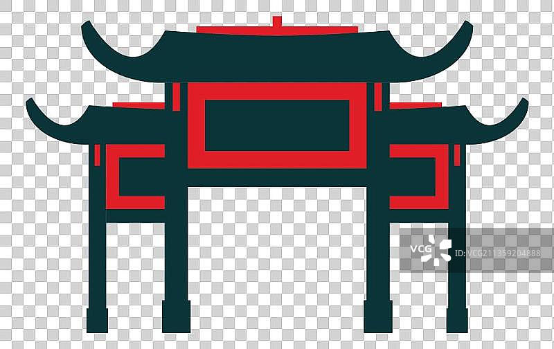 中式牌楼图片素材