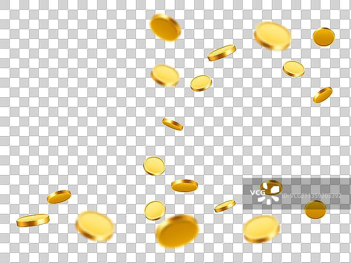 卡通金色的货币图片素材