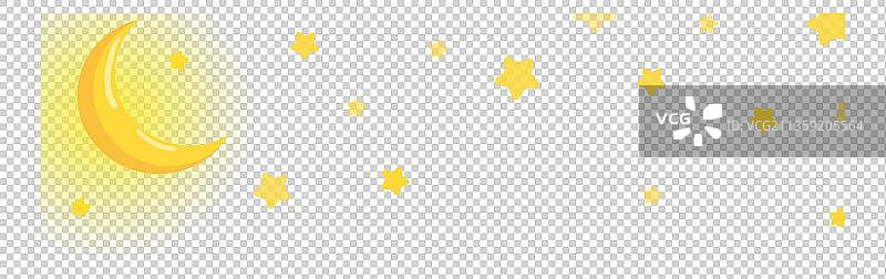卡通星星月亮图片素材