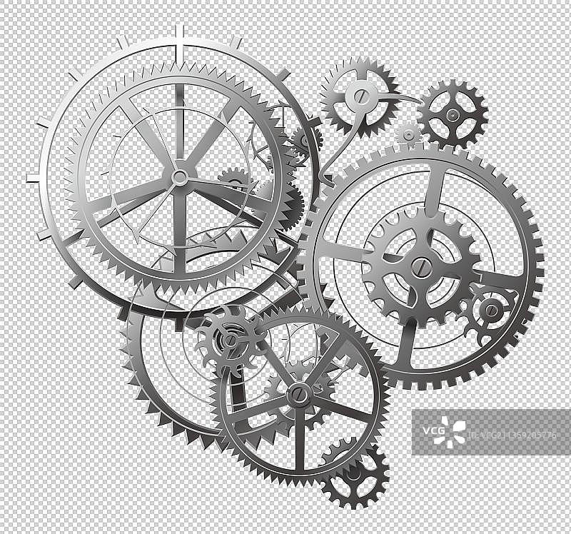 金属齿轮图片素材