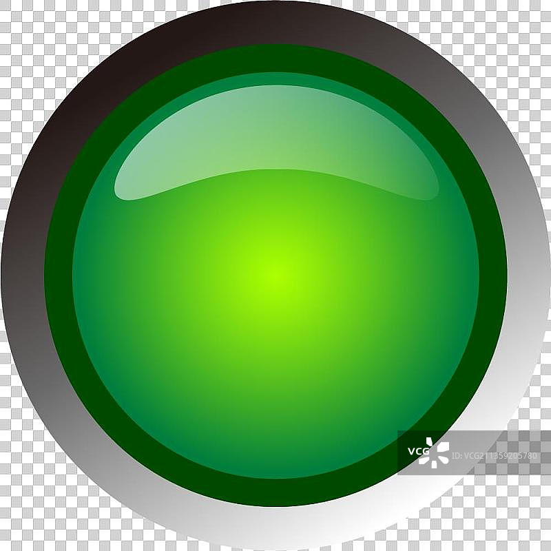 绿色按钮图片素材