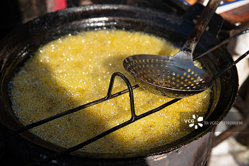 炸油糕图片素材