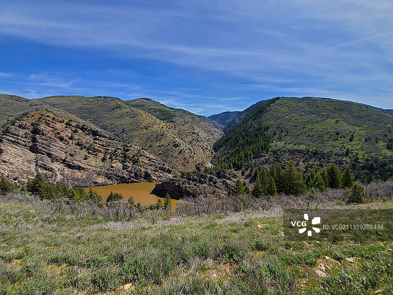 犹他州田野风光，美国图片素材