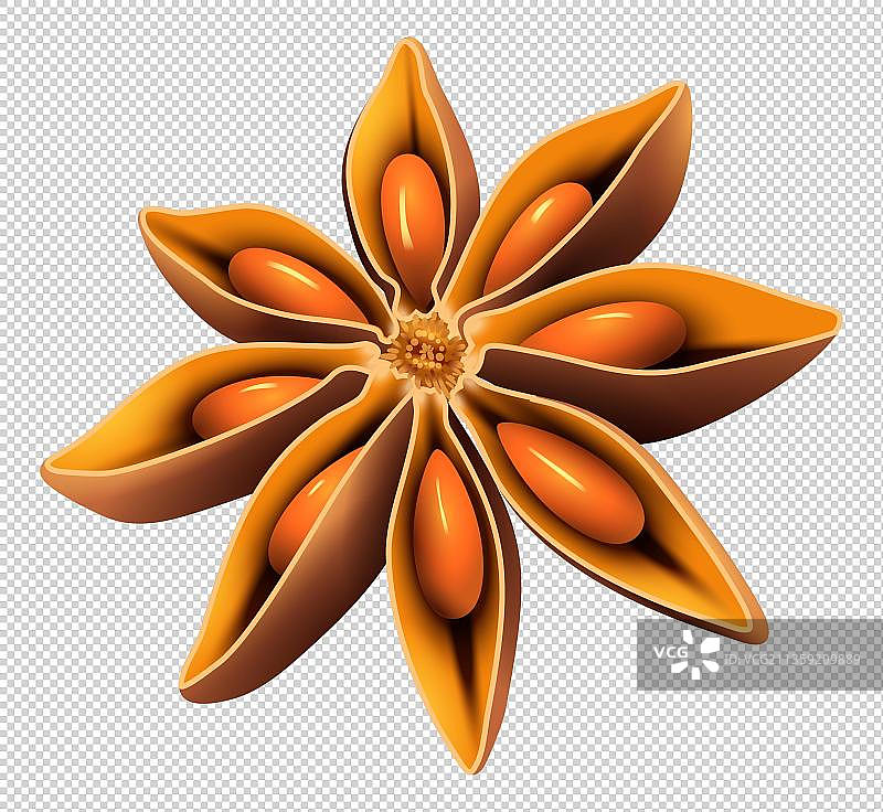 卡通五角八角元素图片素材