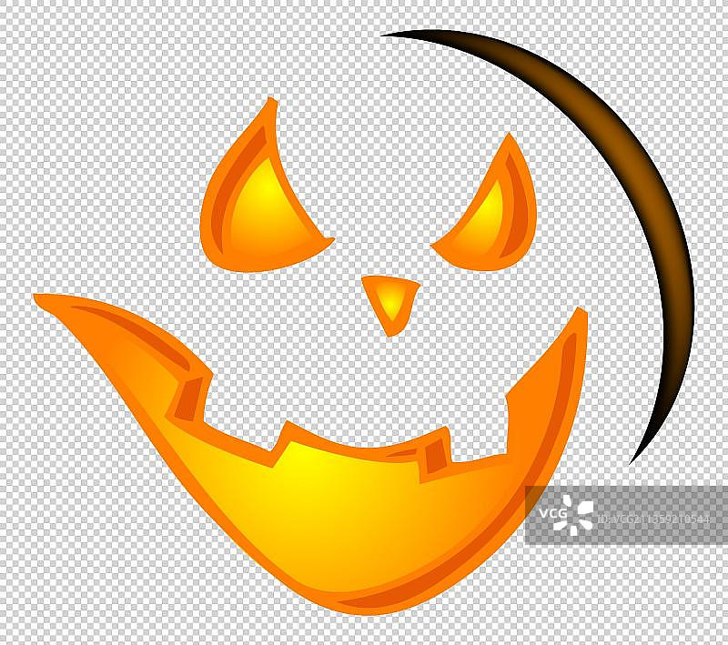 抽象的南瓜灯元素图片素材