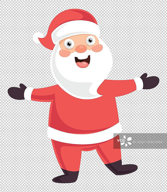 和蔼可亲的圣诞公公图片素材