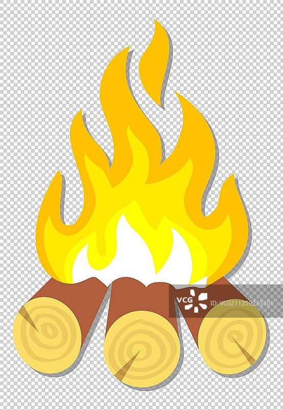 燃烧的木柴图片素材