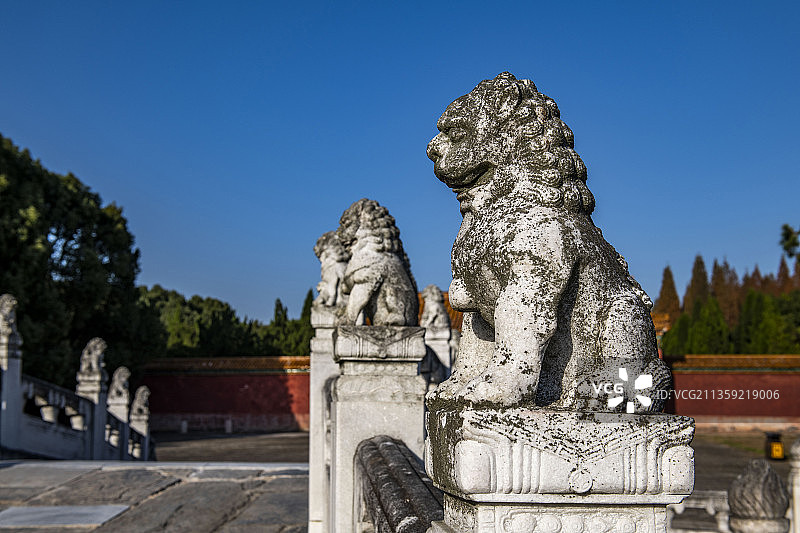 世界文化遗产湖北钟祥明显陵图片素材