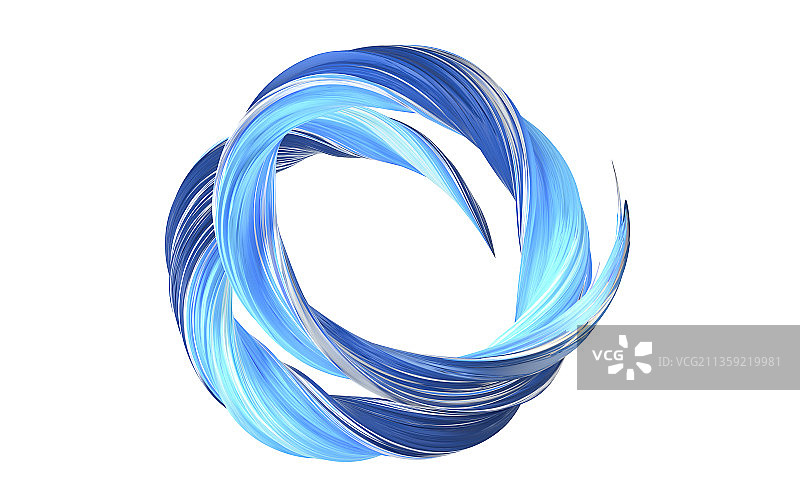 创意流动线条3D渲染图片素材