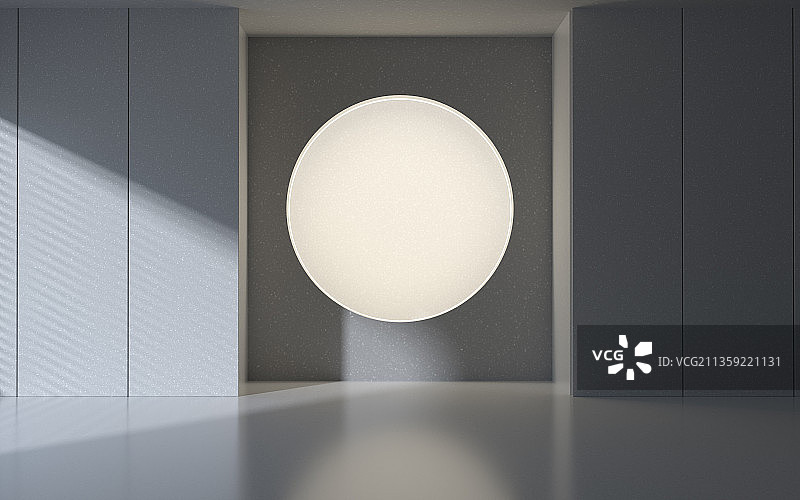 创意室内空间3D渲染图片素材