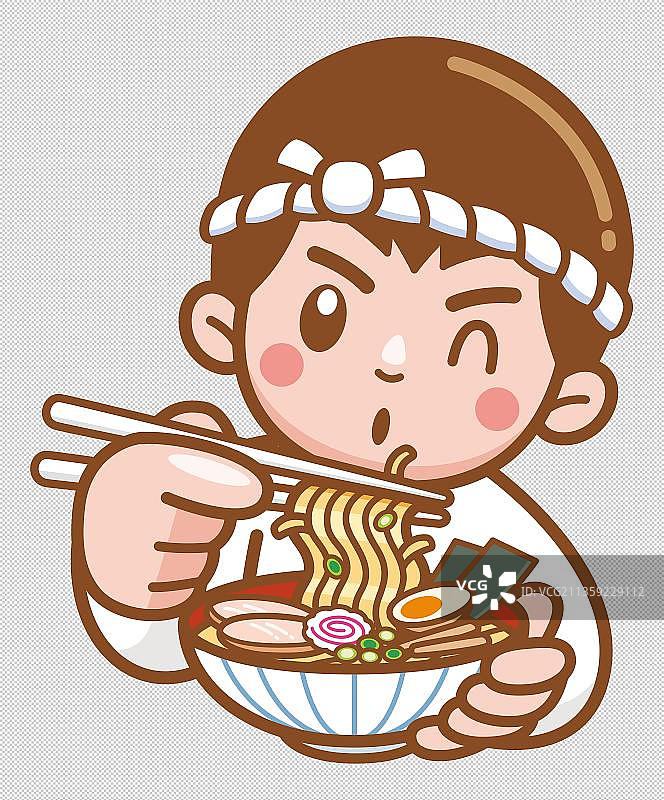 日式拉面卡通高清png免抠元素图片素材
