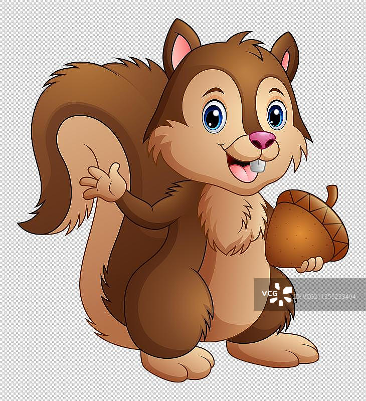 可爱的小松鼠元素图片素材