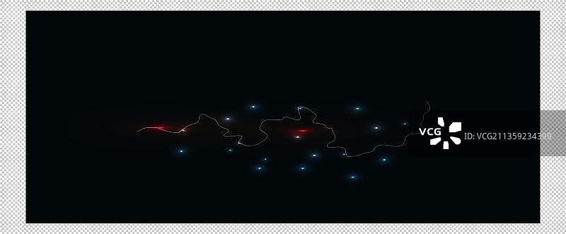 光线和光点图片素材