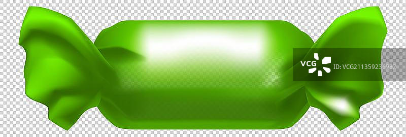 卡通绿色糖果元素图片素材