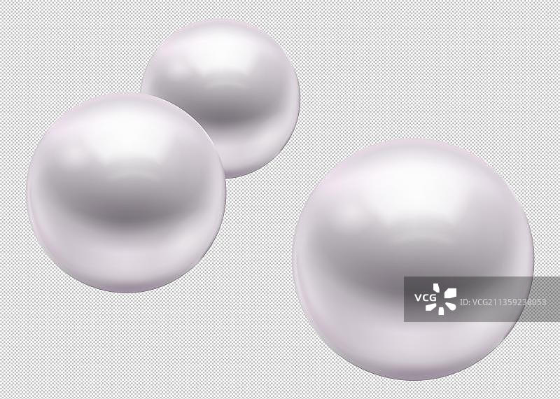 珍珠高清png免抠元素图片素材