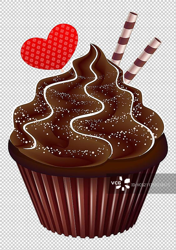 巧克力冰淇淋蛋糕图片素材