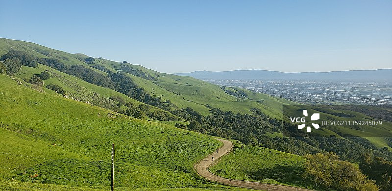 美国弗里蒙特的蓝天风景图片素材