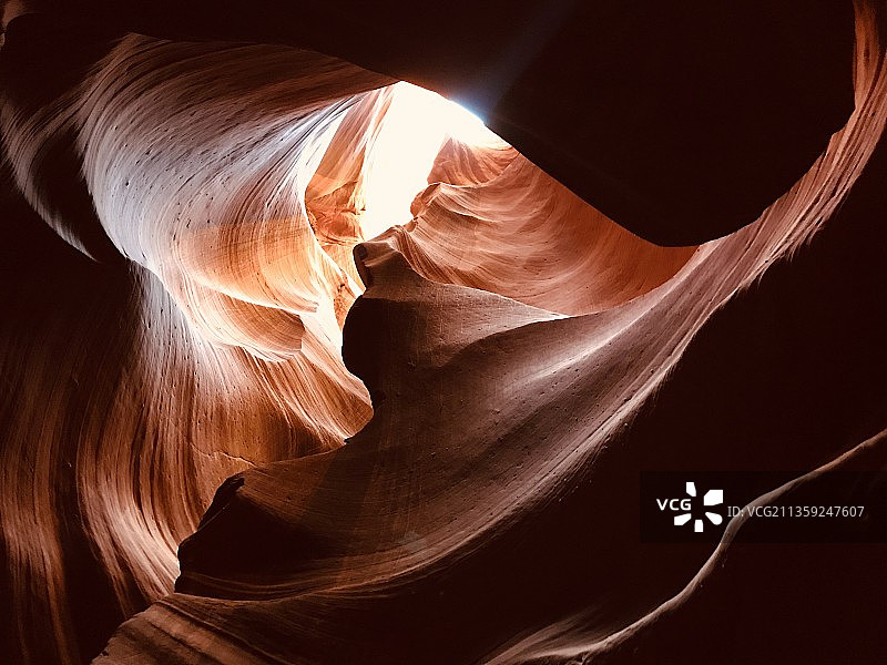 美国亚利桑那州大峡谷岩层低角度景观图片素材