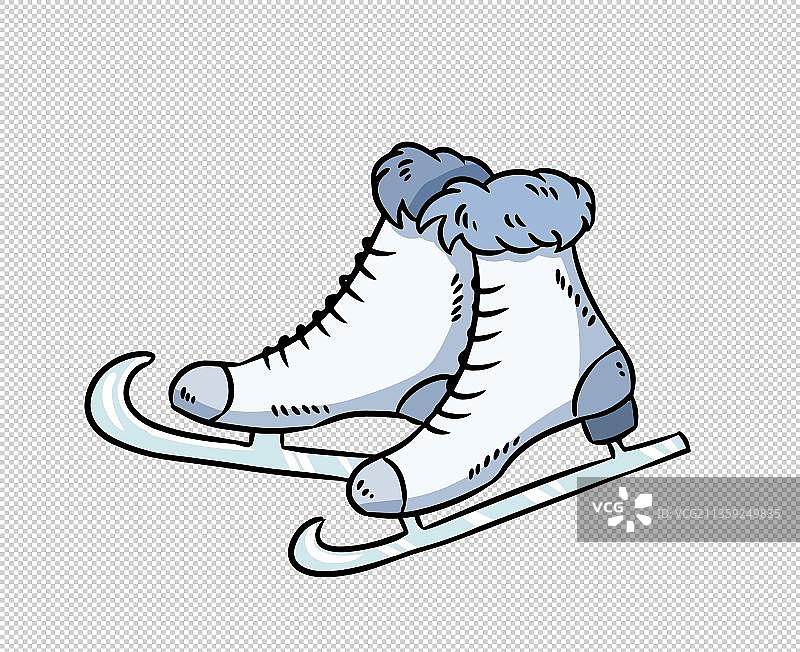 一双溜冰的鞋子免抠元素图片素材