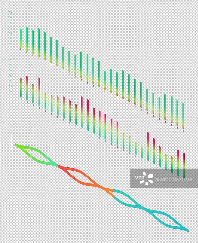 数据线条曲线图柱状图图片素材