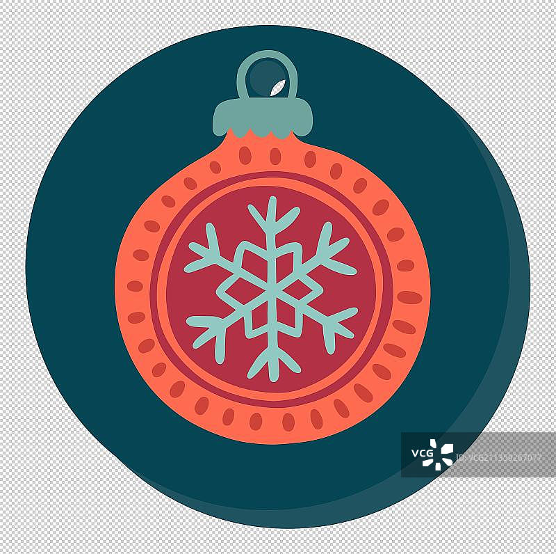 卡通雪花图案的热水袋图片素材