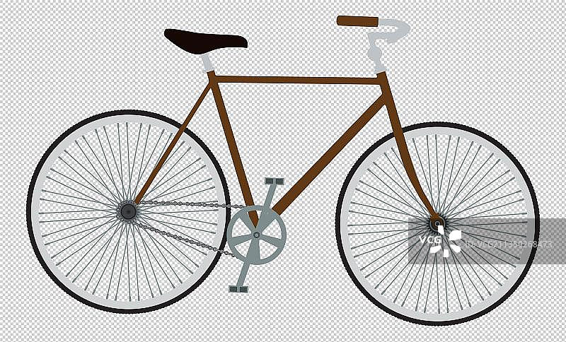 老式自行车图片素材