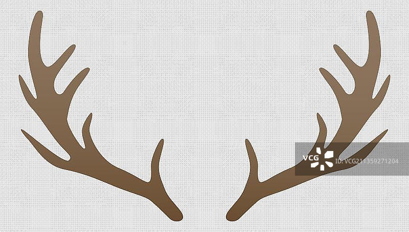 鹿角元素图片素材