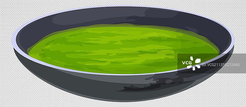 卡通一碗现炸的蔬菜汁元素图片素材