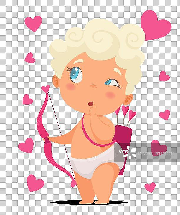 卡通丘比特图片素材