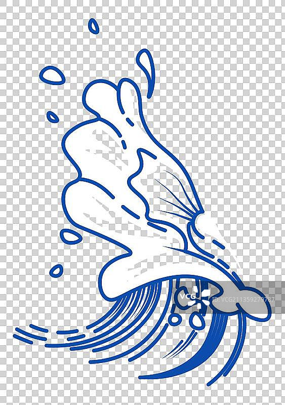 海浪元素图片素材