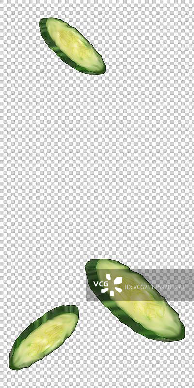 切片的黄瓜图片素材