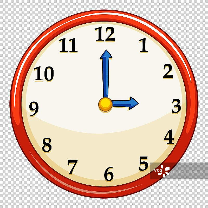 漫画风时钟元素图片素材