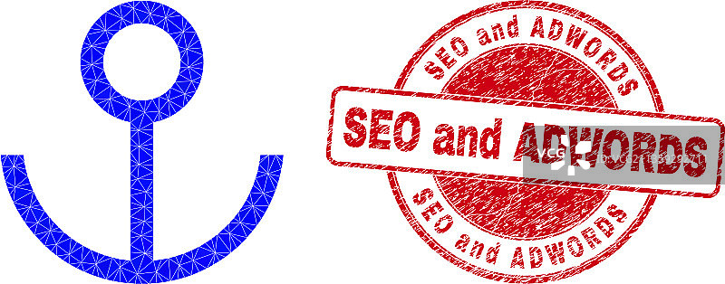 SEO和AdWords的水印banner图片素材