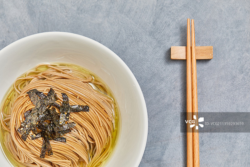 荞麦面套餐：紫苏油、食材、方便食品图片素材