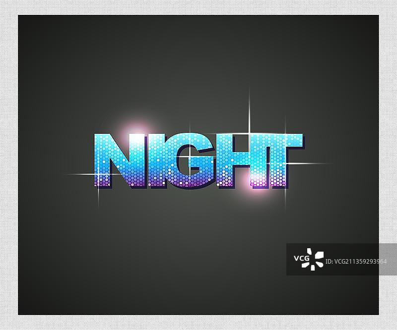 立体英文字母黑色背景图片素材