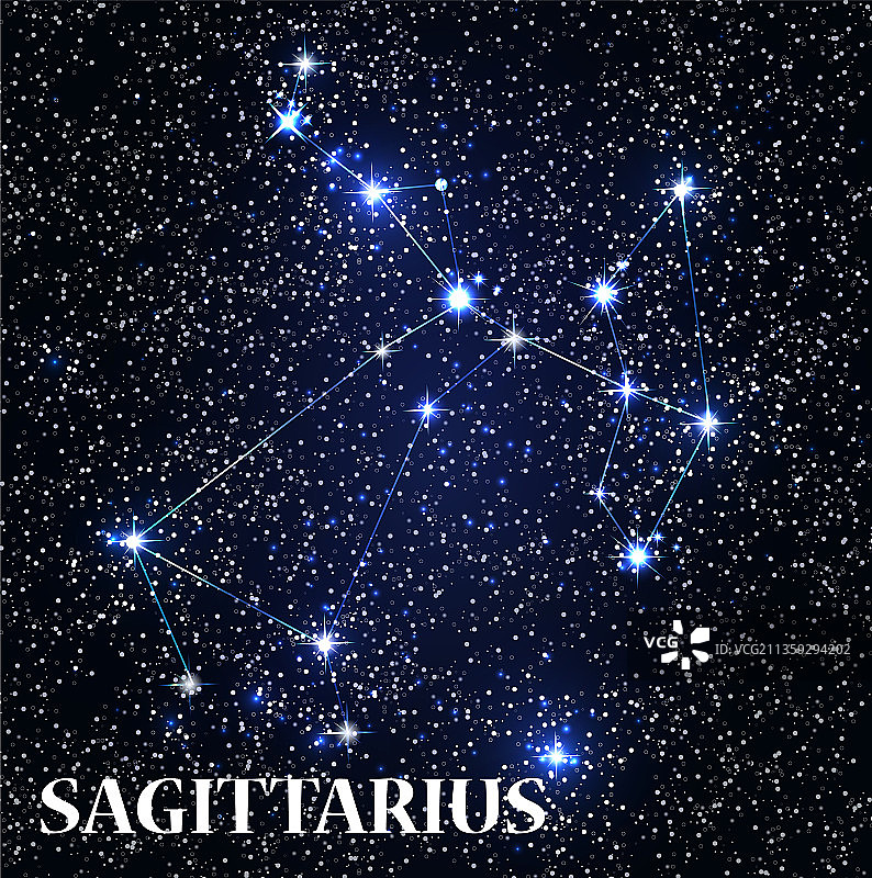 射手座星座符号图片素材