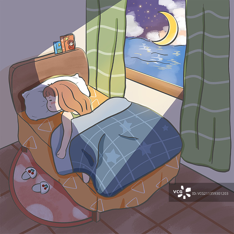 睡觉图片素材